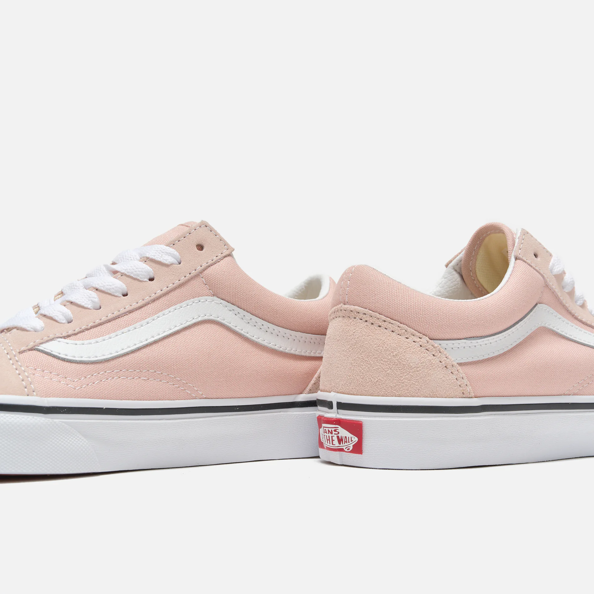 Vans old skool noir rose outlet brodée